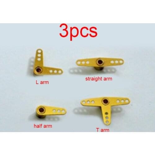 3 Pieces 4mm Metal Rudder Steering Arm Servo Horn Link Rod Rocker Connecting Spare Parts For DIY RC Boat Model