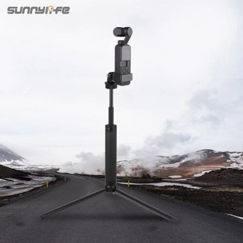 Sunnylife Aluminum Alloy Adapter Tripod Mount Extension Rod for POCKET2/OSMO POCKET/GOPRO