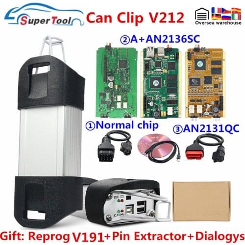 Can Clip V203/V196 For Renault CYPERSS AN2131QC AN2136SC Full Chip OBD2 Diagnostic Tool For Renault Can Clip V202 Till Cars 2019