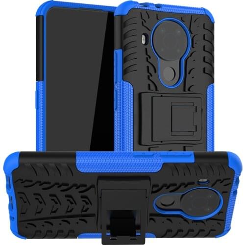 For Cover Nokia 5.4 Case Anti-knock Heavy Duty Armor Stand Hard Back Cover For Nokia 5.4 Silicon Phone Bumper Case For Nokia 5.4