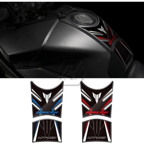 For Yamaha MT-09 MT09 Tracer 2014-2018 Tank Pad Protector - 3D Resin
