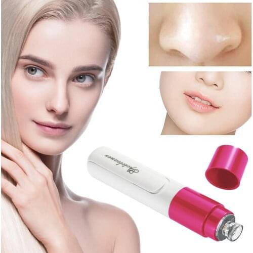 Electric Face Cleaner Pore Cleaning Mini Blackhead Remover Face Cleaner Machine Silicone Face Dirt Pore Cleaner for Home Use
