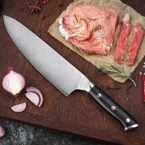 Brand Cooking Tools High Quality Stainless Steel Knife 8 inch Japanese Cooking Knife Very Sharp Santoku Kitchen Knife