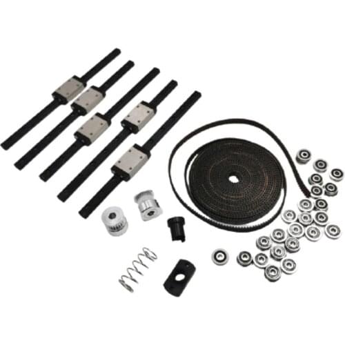 Funssor VORON 0.1 Motion Set Gates GT2 LL-2GT RF Open Belt 2GT Pulley F623-RS Bearing Hiwin MGN7H Linear Rail T8 Flange Nut