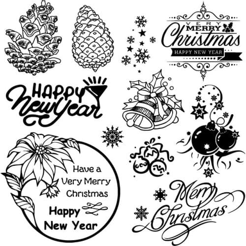 Hot sale Merry Easter Transparent Clear Stamps / Silicone Seals Roller Stamp for DIY scrapbooking photo album/Card Making