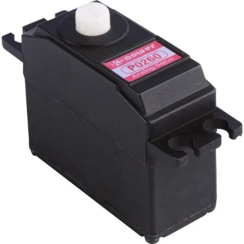 K-power P0260 4KG/0.11s High Torque 26G Micro/Mini plastic gear Analog Servo for 1/16th RC Cars Truck On Off Road