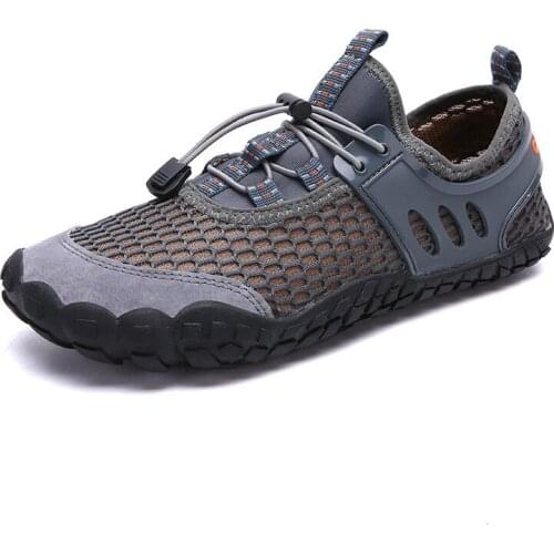 Spring Summer Shoes Men Sneakers Breathable Mesh Men Casual Shoes Male Fashion Sneakers Non-slip Black Yellow KA1160