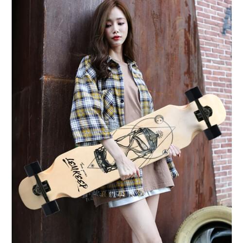 Longboard Jane new skateboard beginner boys and girls brush street longboard skateboard
