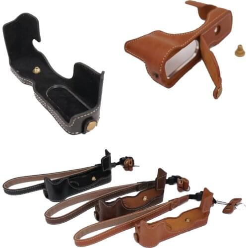 New Retro Vintage Pu Leather Camera Case For Fujifilm Finepix X30 Bottom Half Case Camera Bag Cover