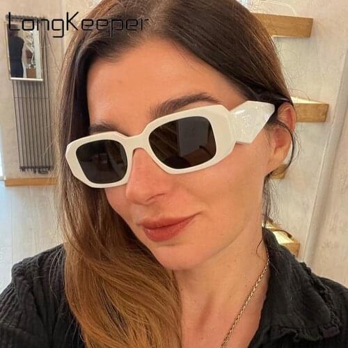 Vintage Small Rectangle Sunglasses Women Brand Designer Square Sun Glasses Female Retro Black Leopard Glasses Ladies Oculos UV