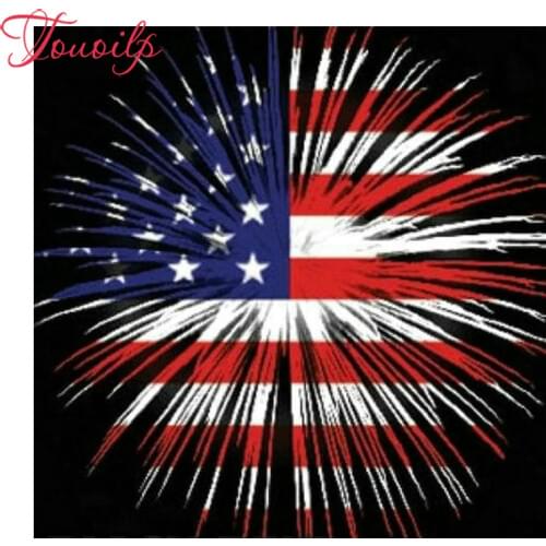 Full square&round drill DIY diamond painting USA flag new arrival 3d diamond embroidery cross stitch rhinestone mosaic artwork
