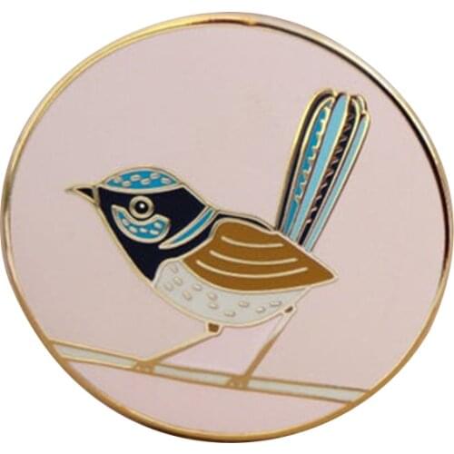 Bird Enamel Pin no bird soars too high if he soars with his own wings Brooch Jewelry