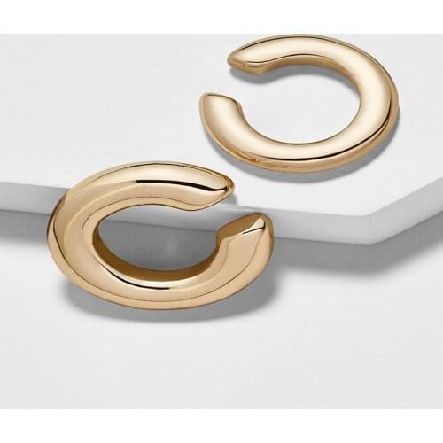 RANJUNXUN Women's Gold Earrings