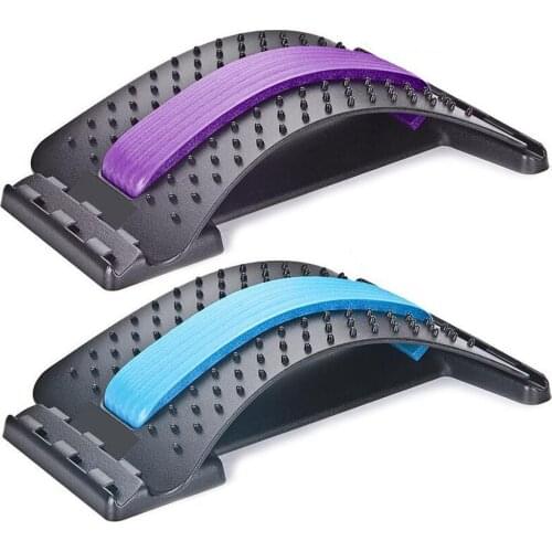 Back Stretcher Massage Magic Fitness Equipment Neck Stretch Relax Mate Lumbar Support Brace Spine Pain Relief Chiropractic