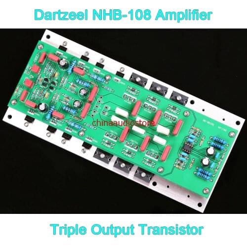 Assembled 200W Mono Amplifier Board Refer Dartzeel NHB-108 Hi-End Amplifier W/ Neutral Point Stabilizer,Triple Output Transistor