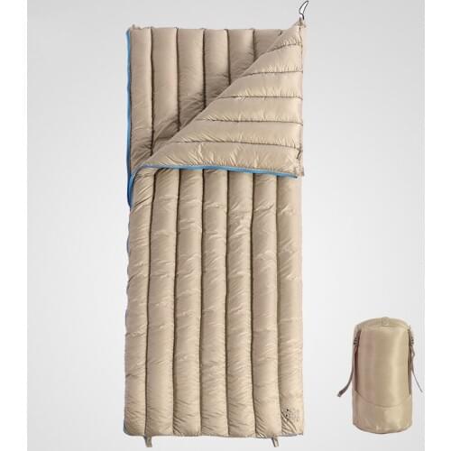 Duck Down Sleeping Bag Filling 350g 600g Splicing Adult Outdoor Single Camping Portable 3 Season Thickening Indoor Warmth Quilt