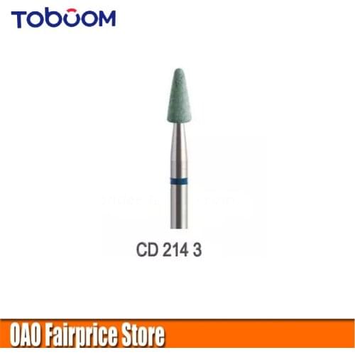 Dental,ceramic diamond Grinders, Not require water for cooling,for zirconia and Cast porcelain,CD2143,Good quality