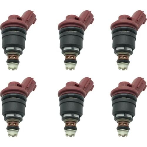 6Pcs 740cc Fuel injectors 16600-RR544 for Nissan Nismo Silvia 200sx S13 S14 S15 SR20DET
