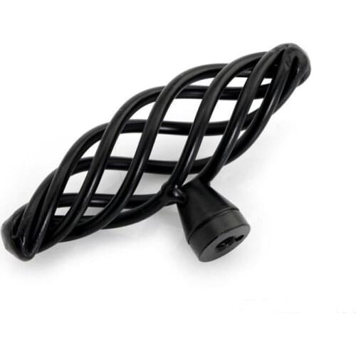 UNILOCKS 15Pcs/Lot Black Birdcage Kitchen Cabinet Drawer Pull Handle MT50 Small Size ( D:55MM H:32MM )