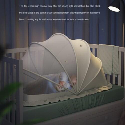 Baby mosquito net cover foldable baby cot full cover universal mosquito proof cover childrens yurt bottomless mosquito net