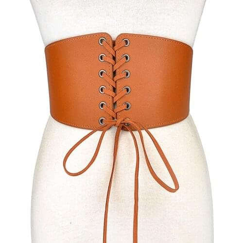 Women Ladies Girls Wide Braided Waistband Plain colour simple Black Stretchy Elastic Waist Belt Elastic Waist Belt GB23