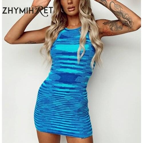 ZHYMIHRET Summer Knitted Dresses