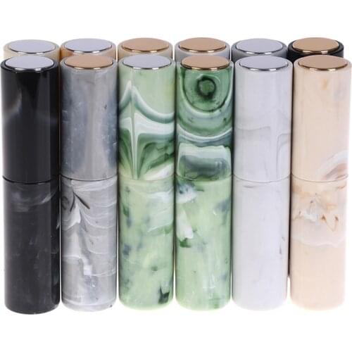 1PC 10ML Mini Portable Refillable Perfume Spray Bottle Marbling Makeup Water Atomizer Bottle Empty Container Travel Bottle Tool