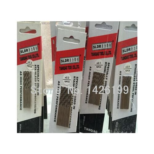 Free shipping 10 pcs 0.8 mm Cobalt containing high speed steel Co-HSS M42 twist drill bits for metal drilling