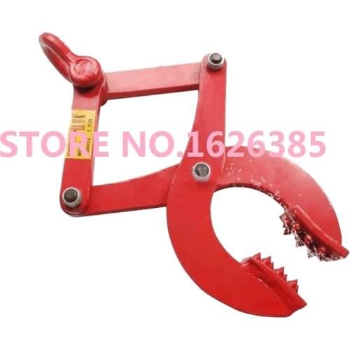 1T MT Drill plate clamp tongs pallet clip for wooden box lifting lifter industrial grade lifting machine