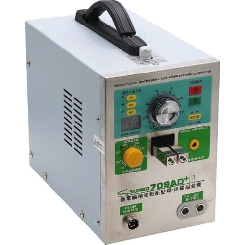 3 In 1 SUNKKO 709AD+ Battery Pulse Spot Welder 220V For 18650 Battery Pack Welding + 70B Welding Pen
