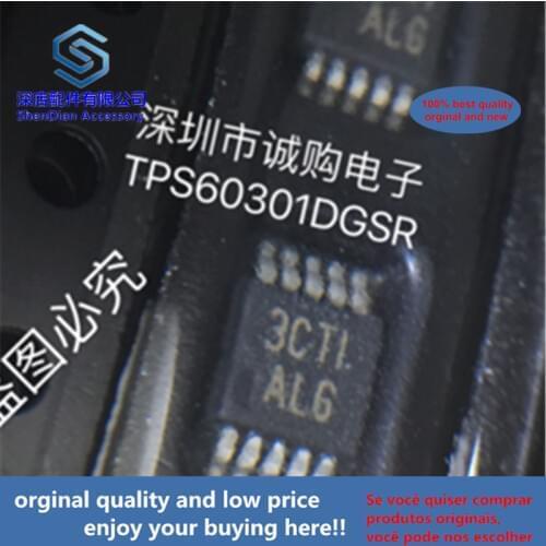 5pcs 100% orginal and new TPS60301DGSR TPS60301 3CTI silk-screen ALG AL6 MSOP10 best qualtiy