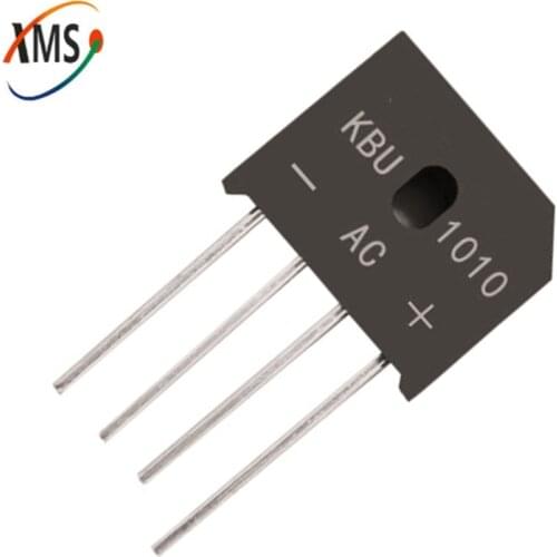 50PCS KBU1010 KBU-1010 10A 1000V diode bridge rectifier new and original IC