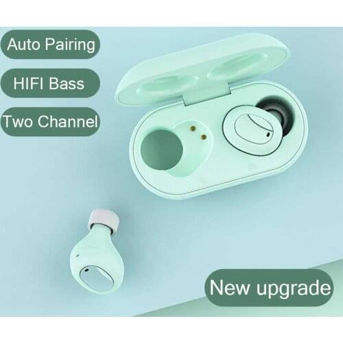 For Xiaomi Huawei Apple TWS Mini Bluetooth Headphones Wireless Headset In-Ear Earphone With Mic Waterproof Running Music Earbuds