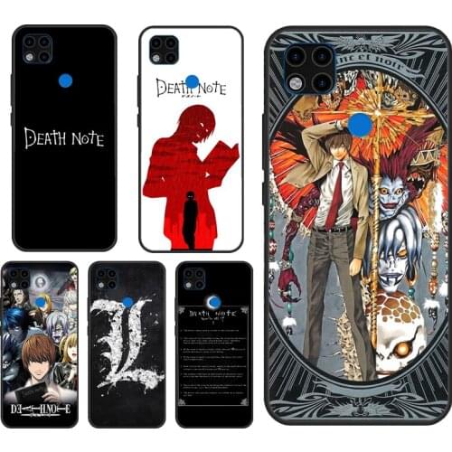 Death Note Comic Anime Case For Xiaomi Redmi Note 10 Pro Case For Redmi Note 9 Pro 7 8 8T 9S 9A 9C 9T Back Cover