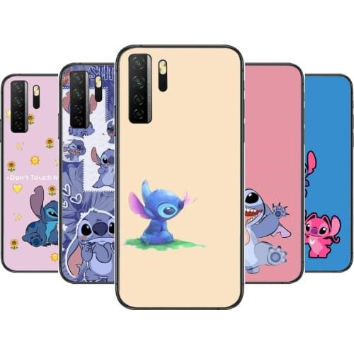 Stitch Ear Black Soft Cover The Pooh For Huawei Nova 8 7 6 SE 5T 7i 5i 5Z 5 4 4E 3 3i 3E 2i Pro Phone Case cases