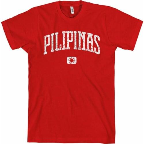 Pilipinas T-Shirt - Philippines Filipino Tagalog Pinoy Manila Quezon New 2019 Summer High Quality Men Street Printing on T Shirt
