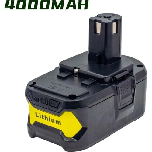 For Ryobi 18v Battery 4.0Ah P108 P102 P103 P104 P105 P109 ONE+ Replacement Cordless Power Tool Lithium Ion Battery