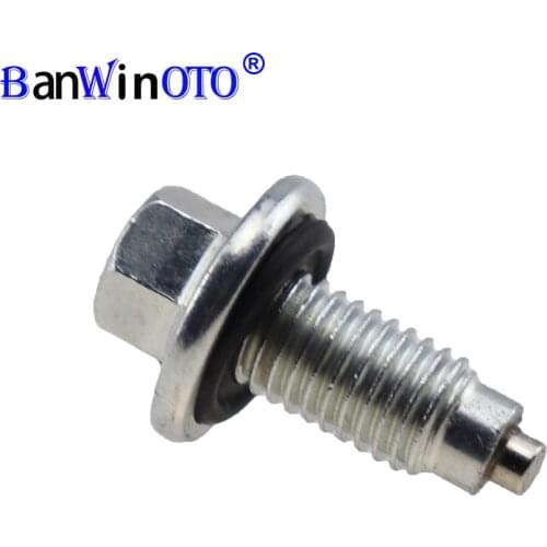 Magnetic Engine Oil Pan Drain Nut Sump Plug Bolts Protection Washer 1pcs M12×1.75 Fit for GM Saturn Cadillac Buick Chevrolet