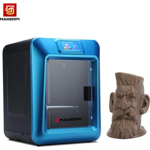 MakerpPi 3d Printer Fully-Enclosed Laser Engraving 4.3inch Color Touch Screen Self Developed Circuit Board Firmware System