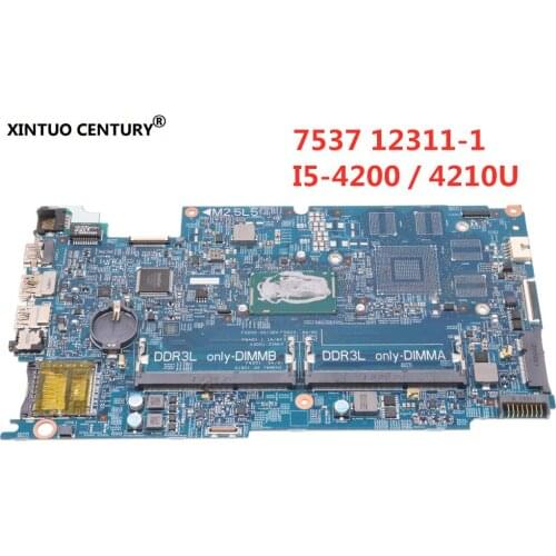 For DELL INSPIRON 15 7537 15R 7537 laptop motherboard 12311-1 I5-4200/4210U mainboard KJ7NX 0K58JN K58JN PWB:KWC14