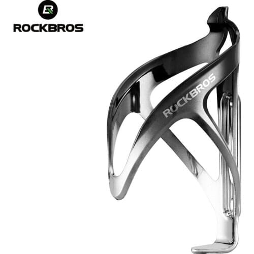 ROCKBROS MTB Bike PC Bottle Cage Toughness Integrally Molded Electroplating Ductility Bottle Holder 3 Colors Bicycle Accessories