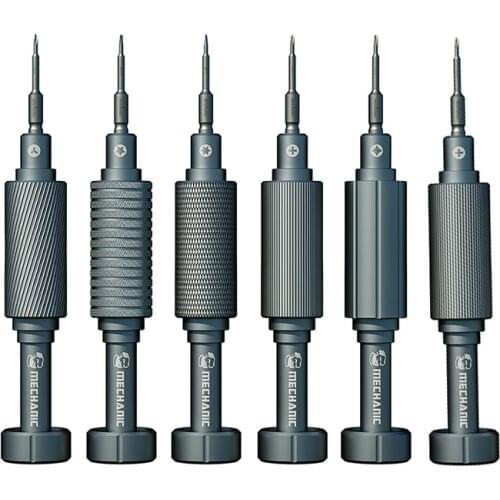 New MECHANIC High Hardness Screwdriver Kit Convex Cross Torx T2 Y0.6 Pentalobe Phillips for Phone Watch Repair Opening Tool