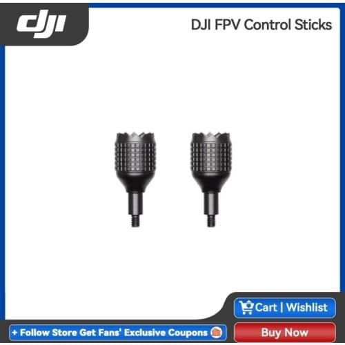 DJI FPV Control Sticks are designed to be detachable you can rotate and attach them onto the remote controller when in use