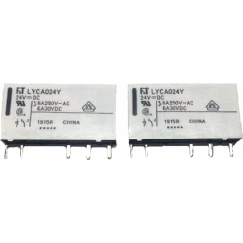 24V relay FTR-LYCA024Y FTRLYCA024Y FTR LYCA024Y 24VDC DC24V 24V 6A 5PIN