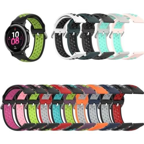 20MM 22MM Silicone Straps For Vivoactive 3 / 4 Venu Smart Bands Replacement Sport Watchband Two-color