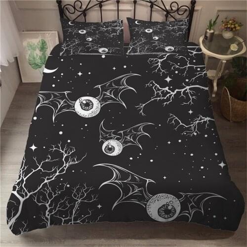 Christmas Bedding Set Halloween Duvet Cover Set 3d Printing Quilt Cover Comforter Single Double Queen King Size Home Textiles