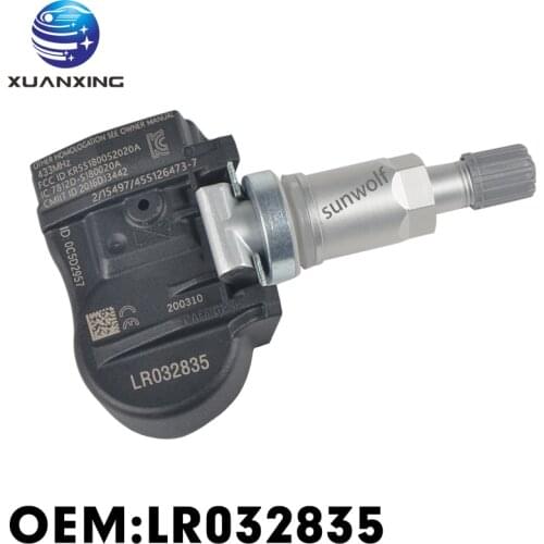 LR032835 Tire Pressure Sensor Monitoring System TPMS 433Mhz For Range Rover Sportc Range Rover Vo-gue Discovery 3