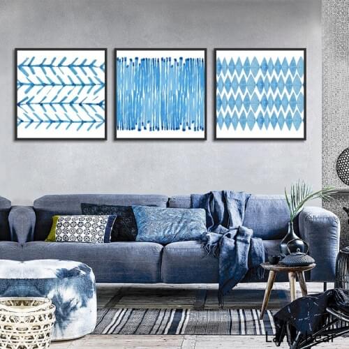 Modern Minimalistic Abstract Watercolor Canvas Painting Modular Pictures Quadro Posters And Prints Home Decor For Living Room