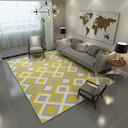 Nordic Modern Simplicity Carpet The Sitting Room The Bedroom Tea Table Rugs Non-slip Mats Geometric Patterns Carpets