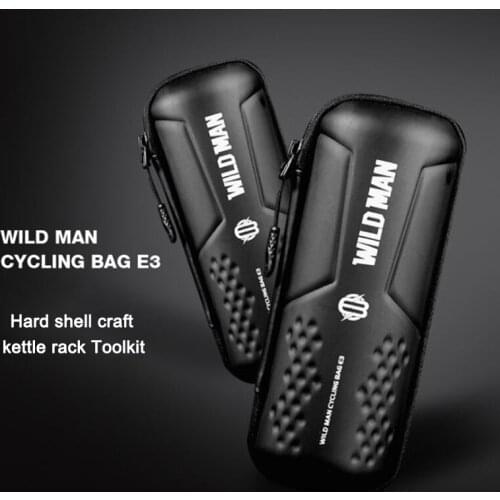 WILD MAN Waterproof Hard shell Frame Storage Bag for Bicycle Repair Tool Capsule Mountain Road Bike Riding Bicycle Accessories